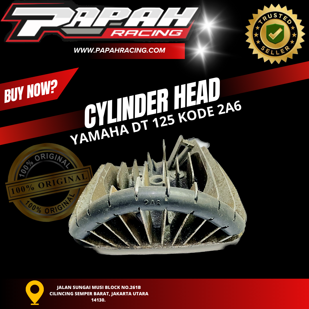 CYLINDER HEAD YAMAHA DT 125 KODE 2A6